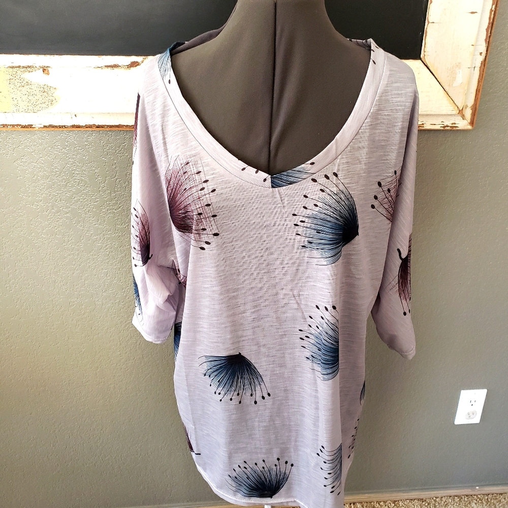 Elegant Women's Blouse with Floral Print